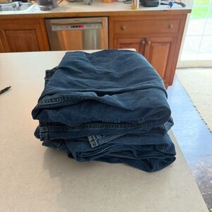 Wrangler Men's Relaxed Fit Jeans in Deep Blue